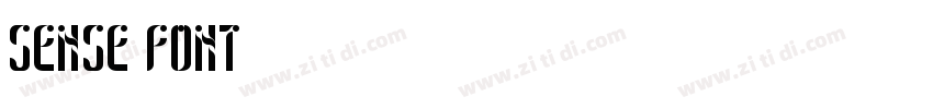 sense font字体转换